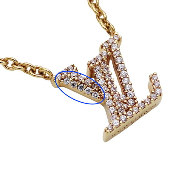 LOUIS VUITTON Gold Necklace - Picture 11 of 12